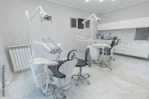Fototapeta Naklejka Na Ścianę i Meble -  Dental clinic interior with equipment