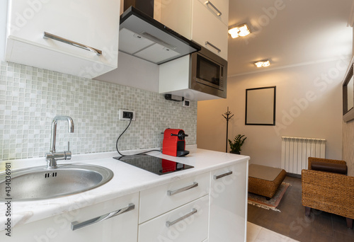 Tableau sur toile Kitchenette interior in dental clinic