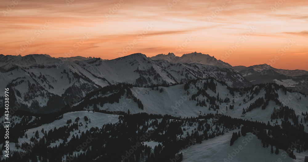 Blick in die Schweizer Alpen