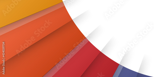 Colorful abstract contrast background with blue red yellow red and orange gradient color