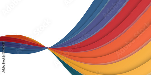 Trendy simple imac vibrant color gradient abstract background with dynamic wave line effect. Vector Illustration For Wallpaper, Banner, Background, Card, Book Illustration, landing page 