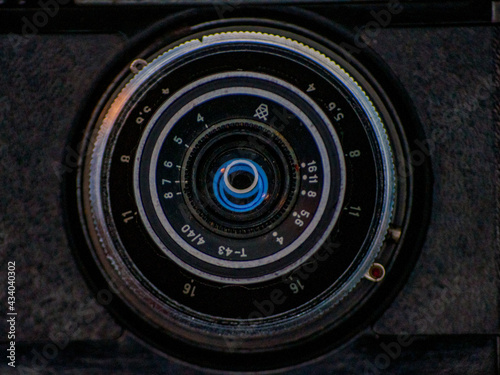 camera lens close up