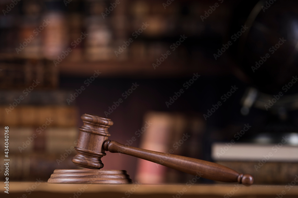 Gavel,Law theme, mallet of judge concept