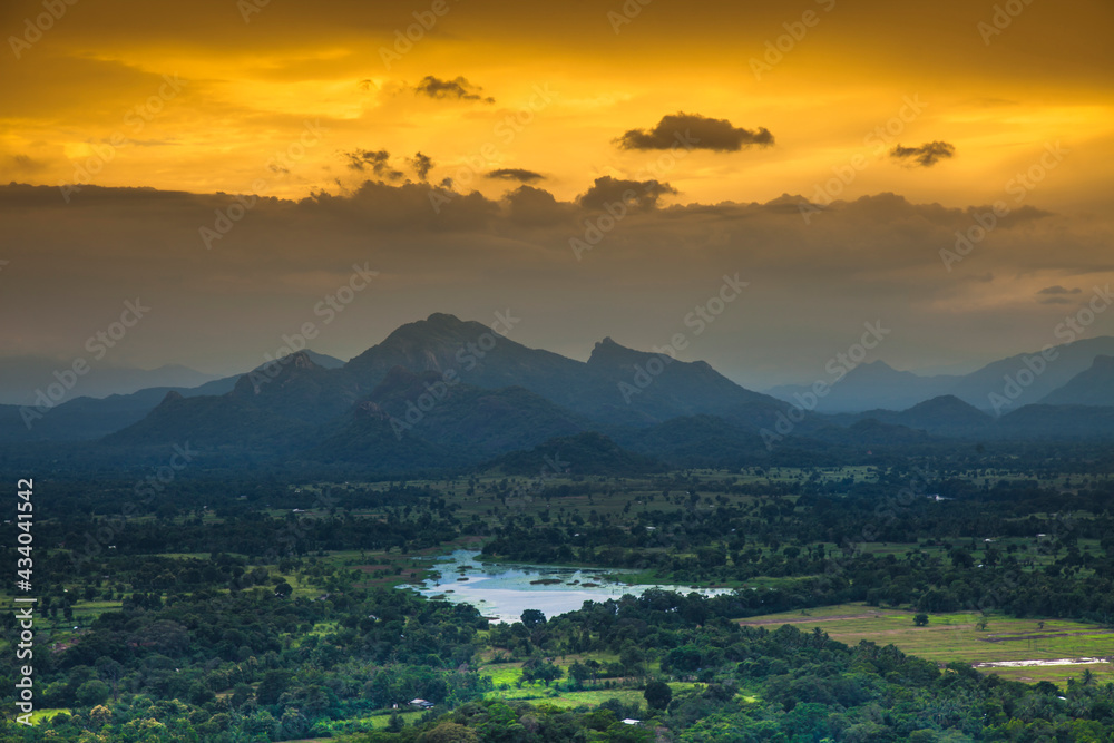 Sri Lanka, Sunrise in the jungles