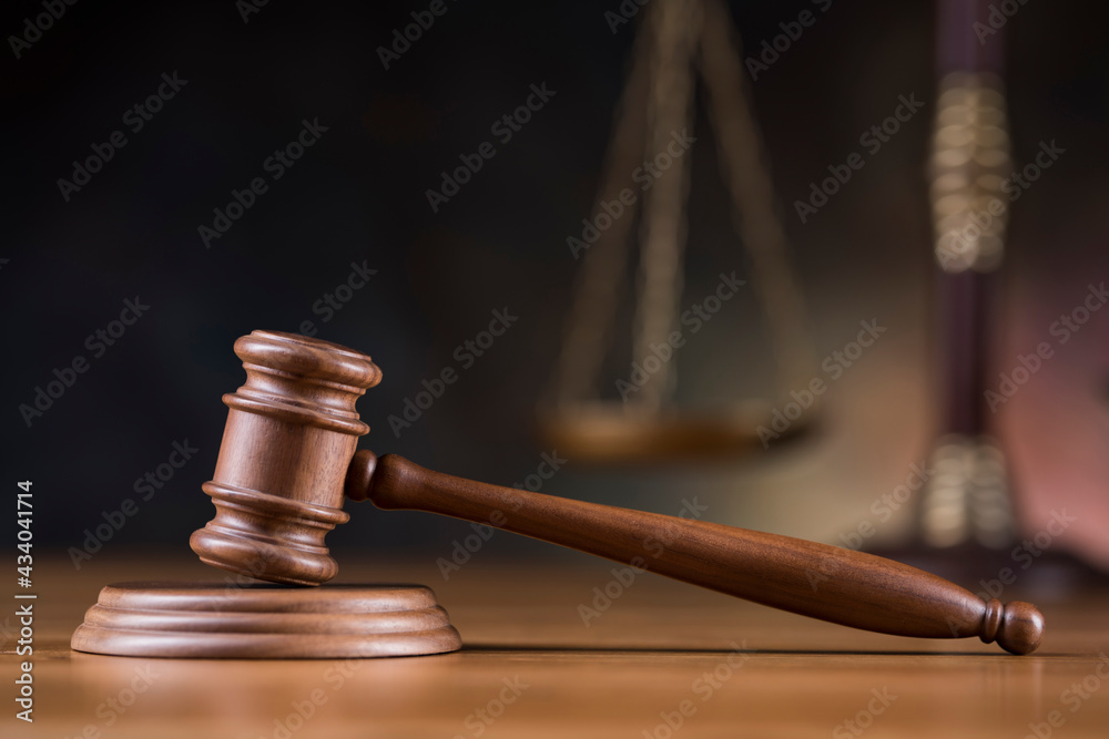 Law wooden gavel barrister, justice concept Law wooden gavel barrister, justice concept