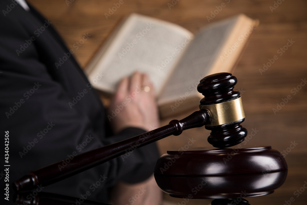 People, Wooden gavel barrister, justice concept People, Wooden gavel barrister, justice concept