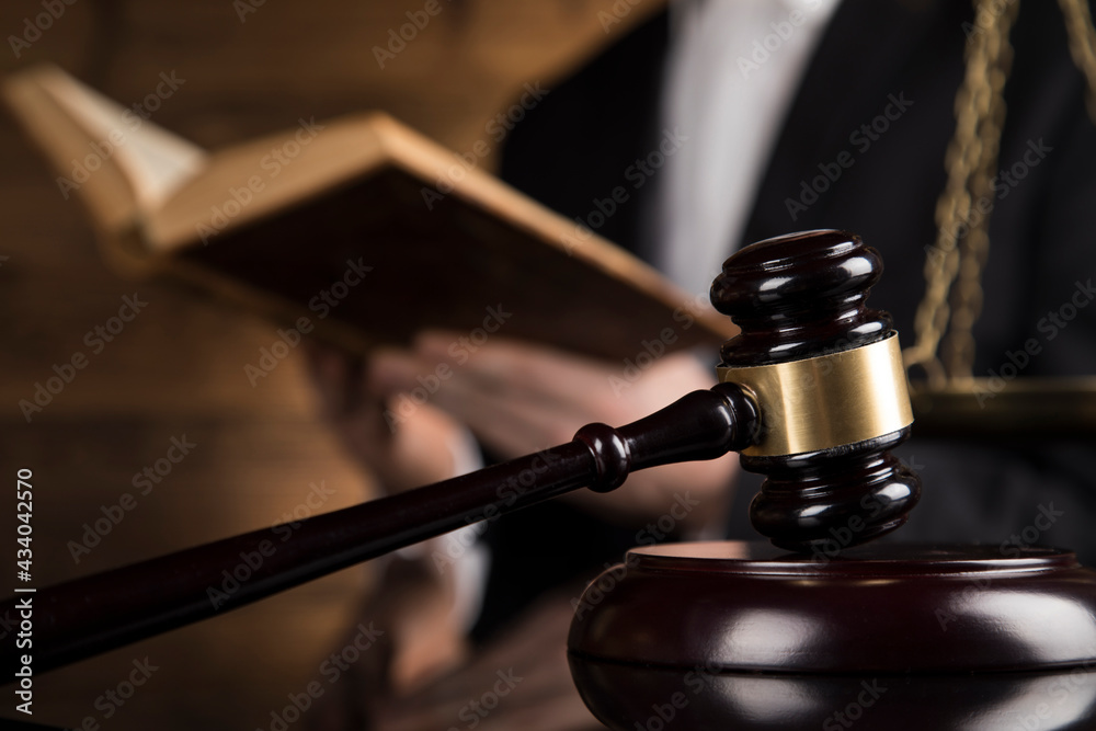 People, law theme, mallet of judge, wooden gavel People, law theme, mallet of judge, wooden gavel