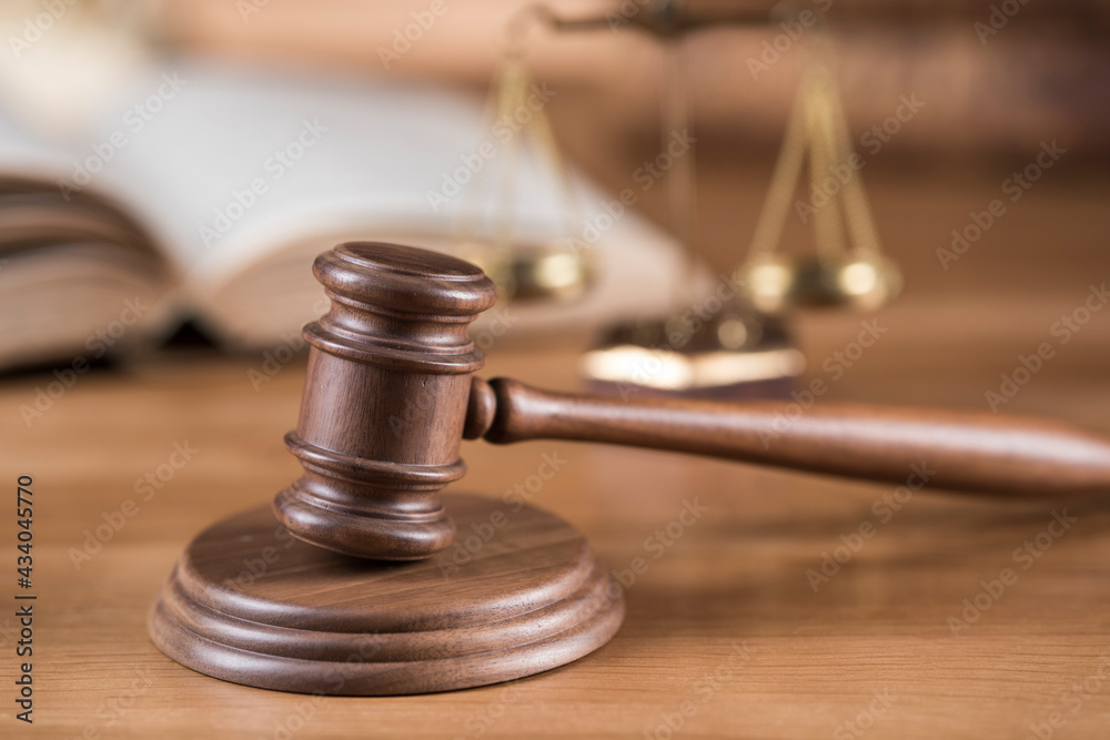 The gavel of a judge in court The gavel of a judge in court
