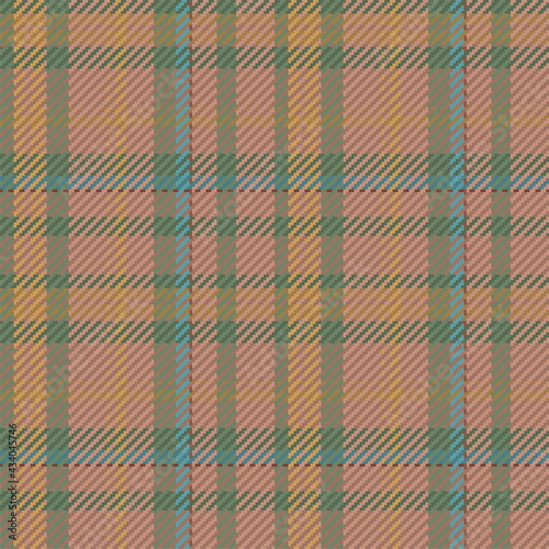Seamless pattern of scottish tartan plaid. Repeatable background with check fabric texture. Vector backdrop striped textile print.