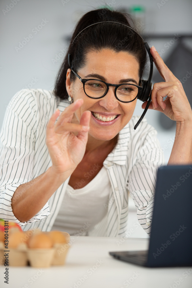 conference call woman work from home conference call woman work from home