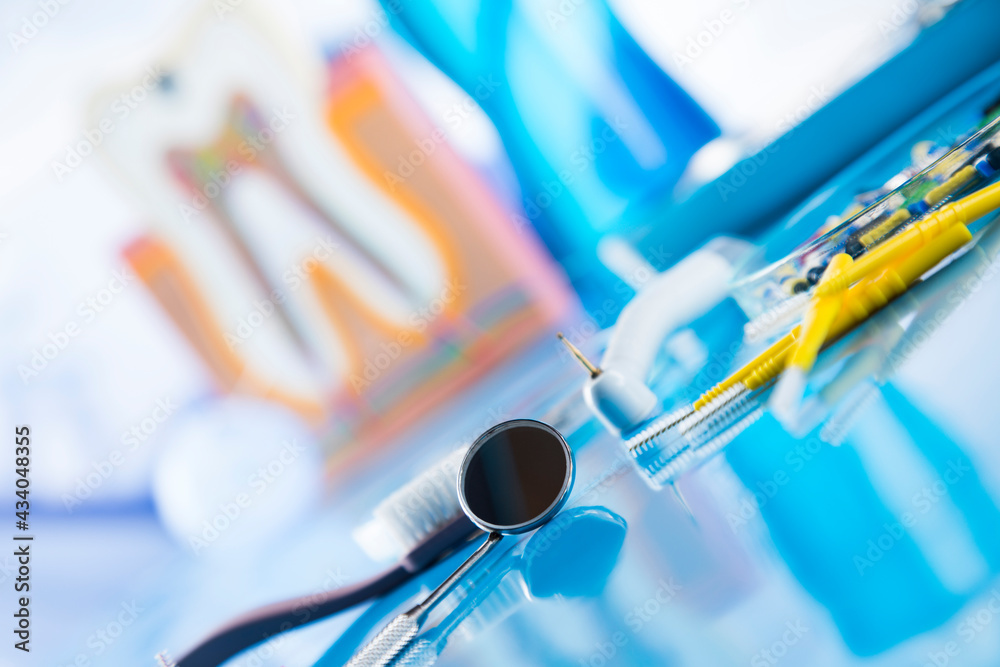 Dentistry office, medicine equipment tools