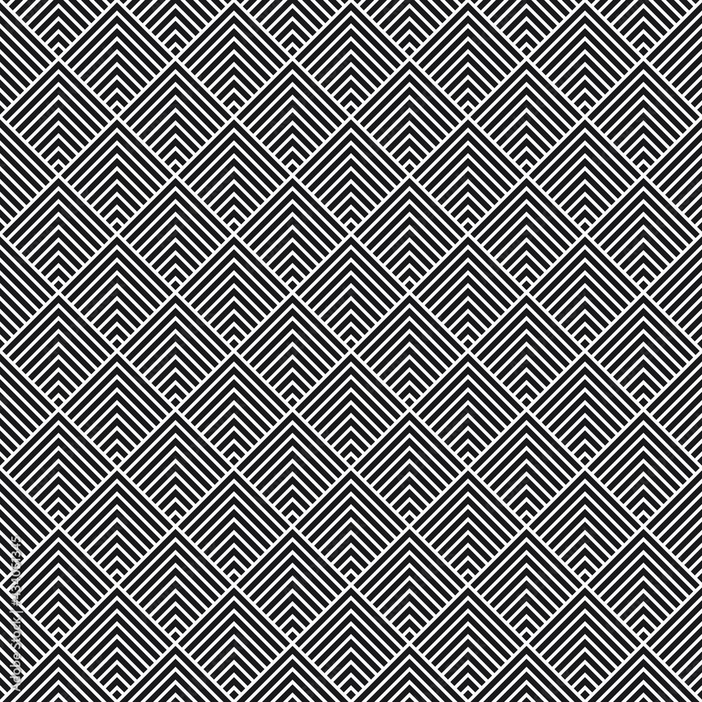 Art-Deco pattern of diamonds. Vector seamless pattern, made in Art-Deco style. Art-Deco pattern of diamonds. Vector seamless pattern, made in Art-Deco style.