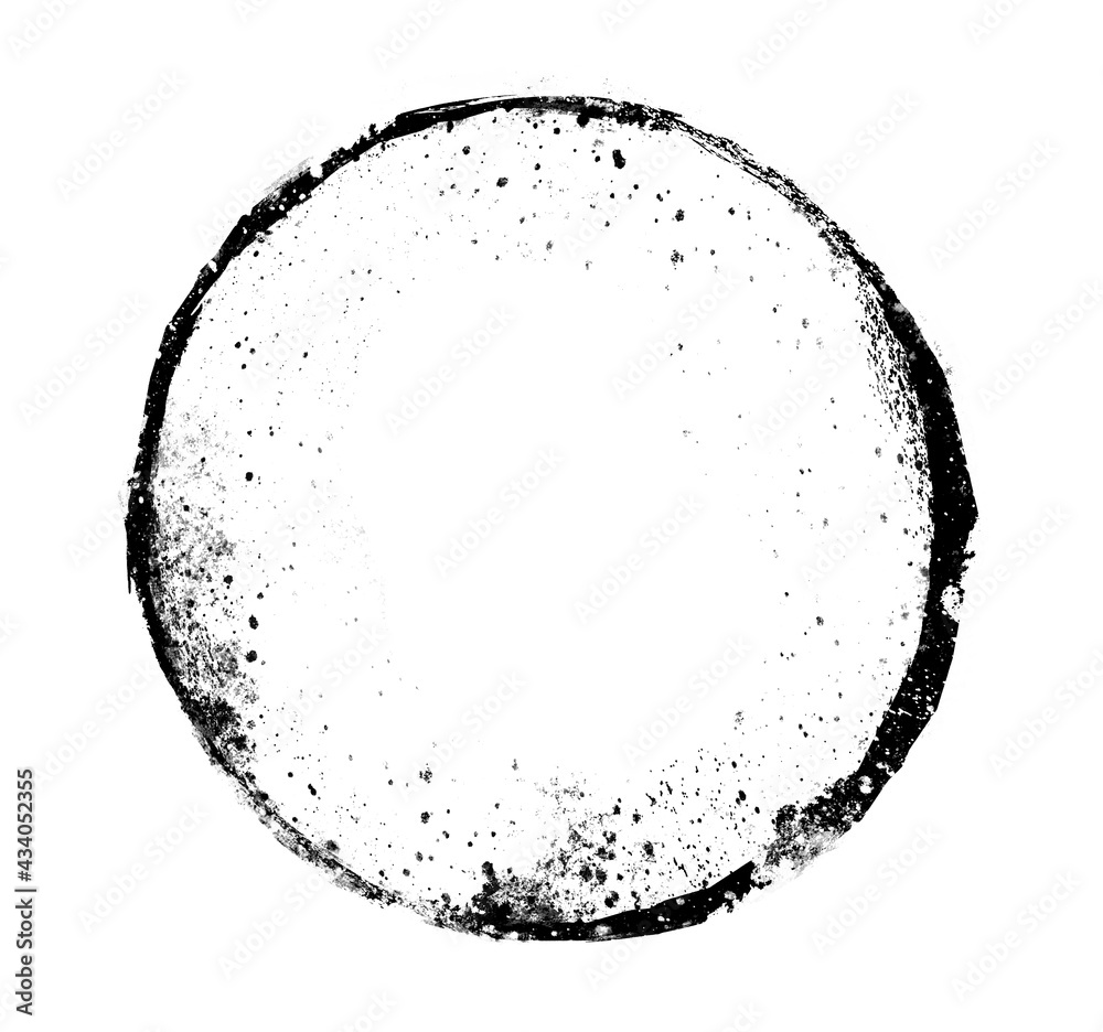 Watercolor circle on white as background Watercolor circle on white as background