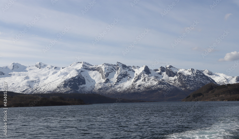 Norwegian coastline