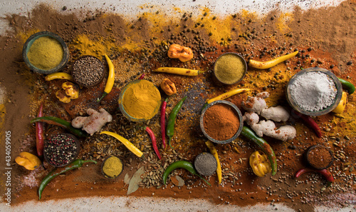 Aromatic spices and Still Life background © Sebastian Duda
