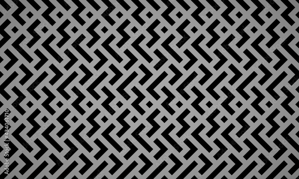 Abstract geometric pattern with stripes, lines. Seamless vector background. Black and gray ornament. Simple lattice graphic design Abstract geometric pattern with stripes, lines. Seamless vector background. Black and gray ornament. Simple lattice graphic design