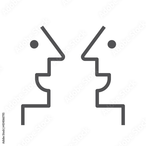 Voice recognition concept. Vector
