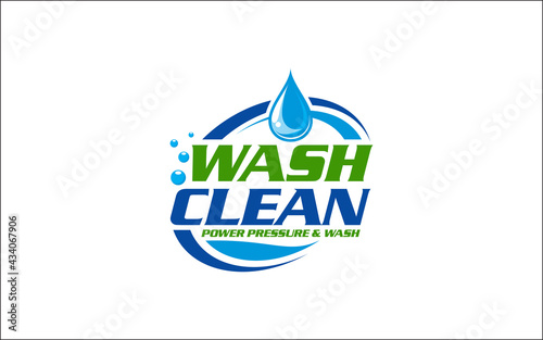 Illustration vector graphic of pressure power wash spray logo design template-26
