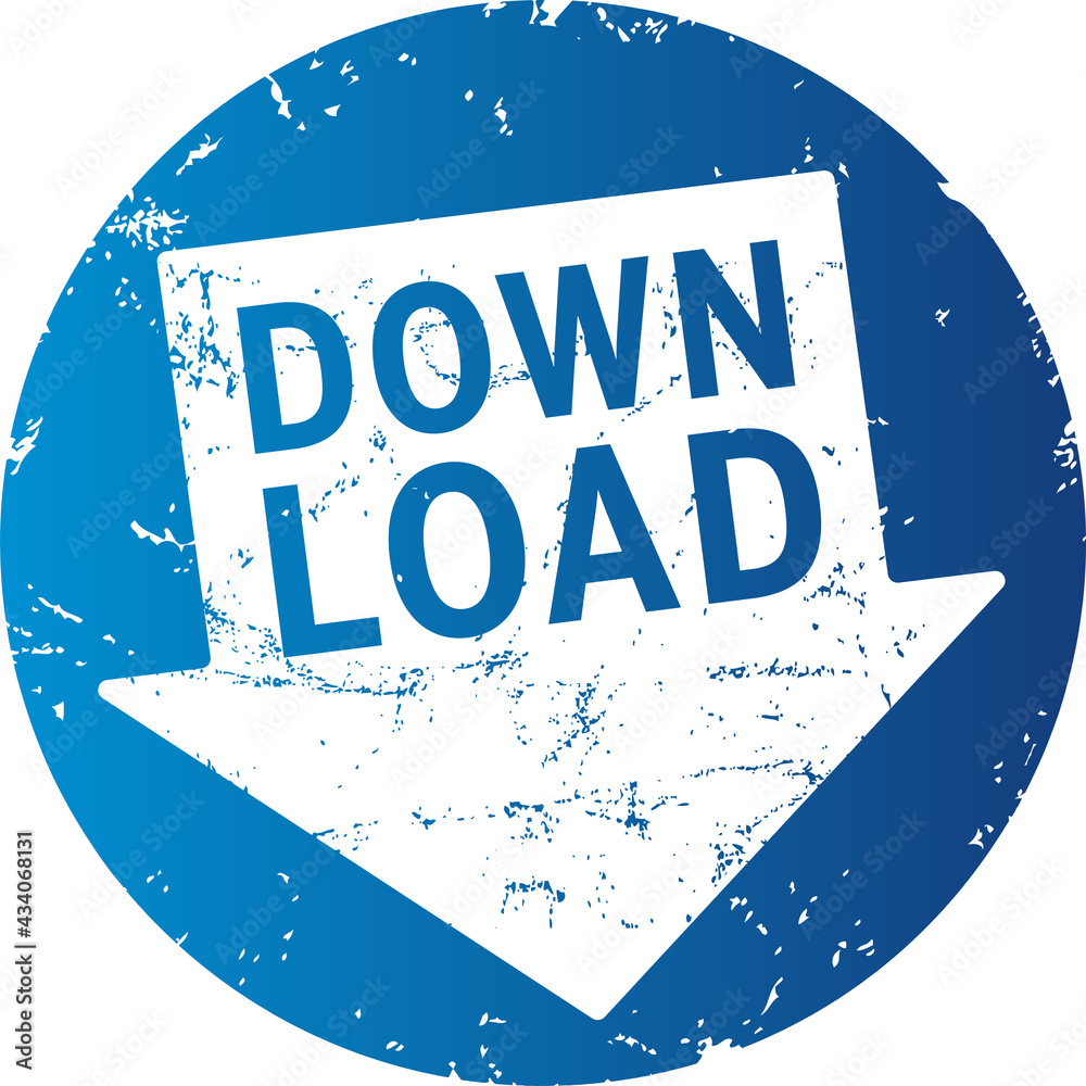 blauer Button Download
