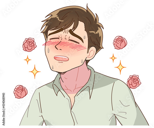 気持ちよさそうな男性