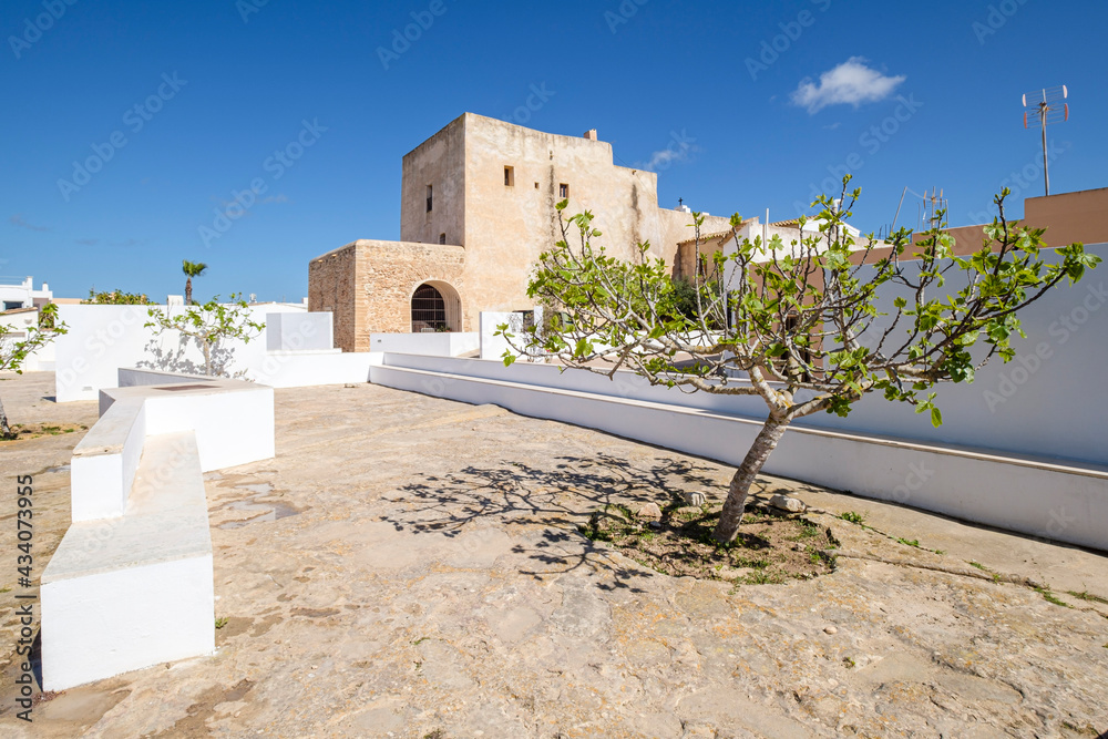 Sant Francesc Xavier Church, Formentera, Pitiusas Islands, Balearic Community, Spain