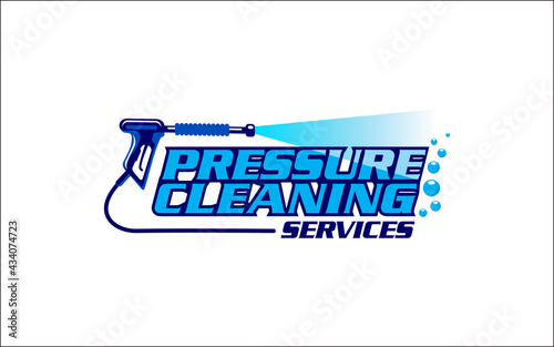 Illustration vector graphic of pressure power wash spray logo design template-26