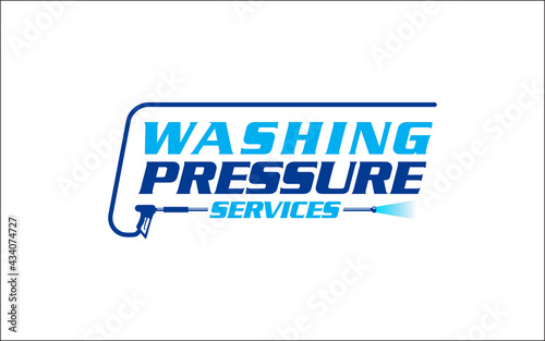 Illustration vector graphic of pressure power wash spray logo design template-26