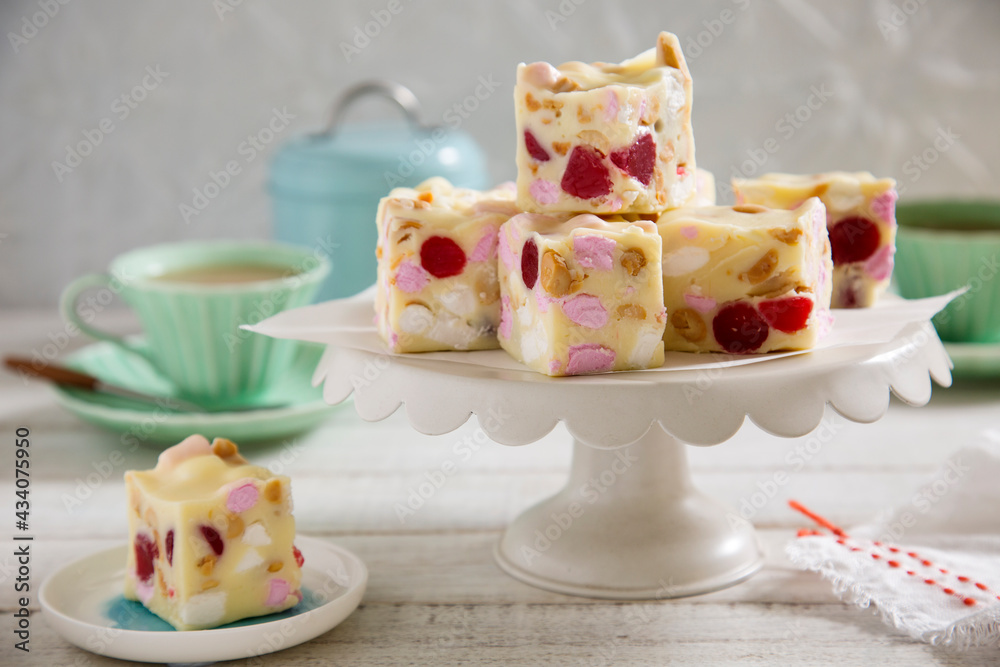 Decadent and rich rocky road squares Decadent and rich rocky road squares