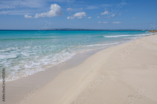 Es Arenals  Migjorn beach  Formentera  Pitiusas Islands  Balearic Community  Spain