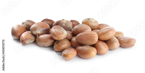 Wallpaper Mural Many raw jackfruit seeds on white background Torontodigital.ca