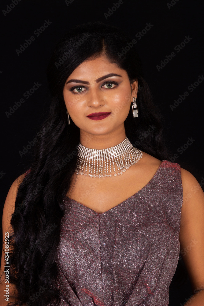 Young girl looking at camera. Happy and smiling Young girl looking at camera. Happy and smiling