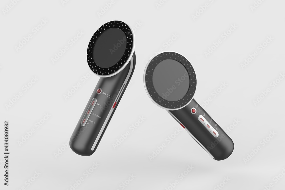 pore cleaner laser skin energy activation instrument wrinkle remover tool machine skin care products beauty equipment. 3d illustration pore cleaner laser skin energy activation instrument wrinkle remover tool machine skin care products beauty equipment. 3d illustration