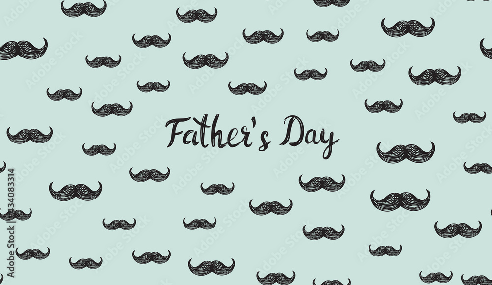 Happy Fathers Day, hand drawn style, vector illustration. Happy Fathers Day, hand drawn style, vector illustration.