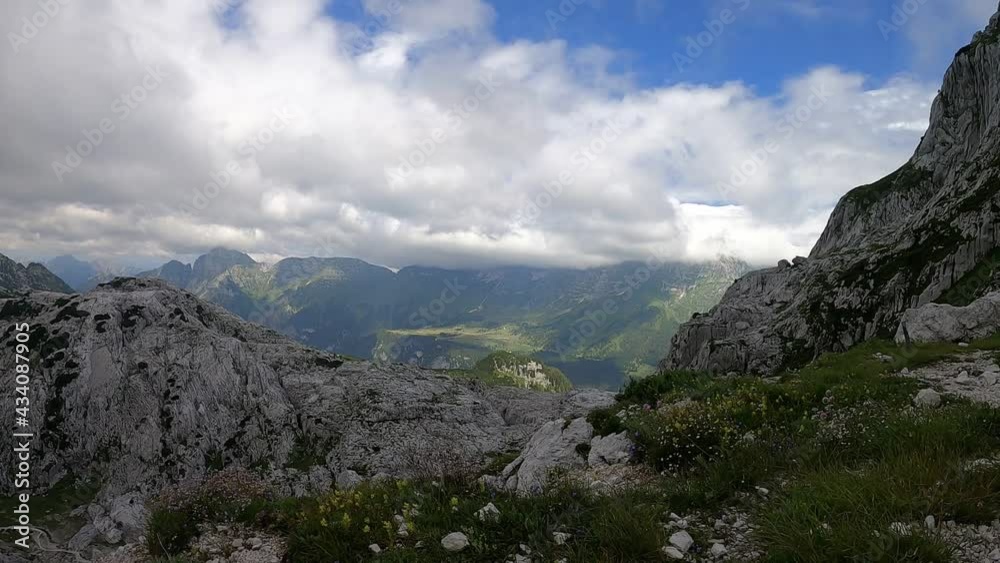 Clouds passing by on Eastern Alps, Italy Clouds passing by on Eastern Alps, Italy