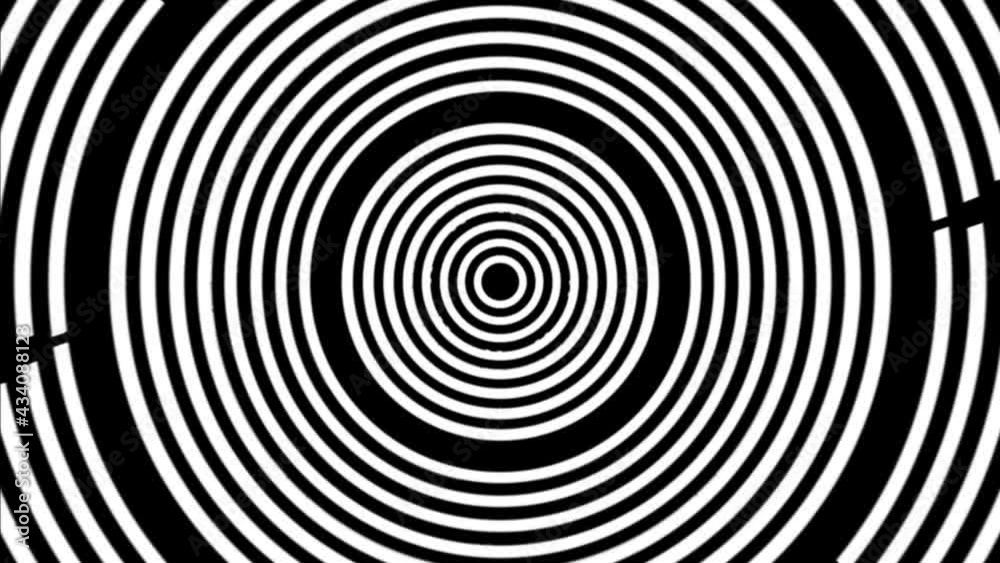 Approximation in large spiral formed by several circles on dark background Approximation in large spiral formed by several circles on dark background