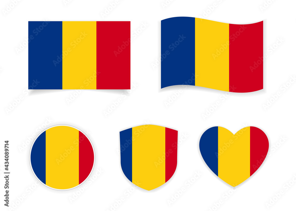 Fototapeta premium flag national romania