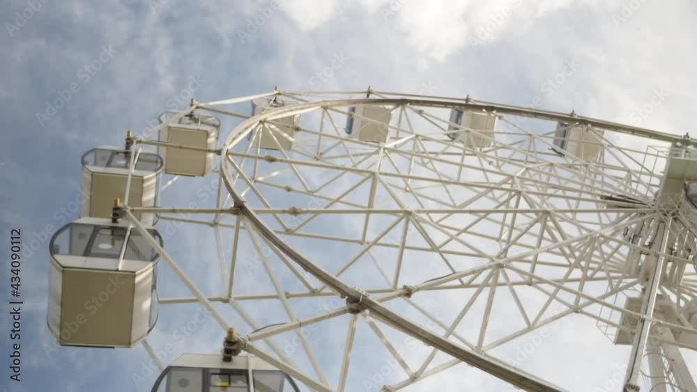 white ferris wheel bottom view white ferris wheel bottom view