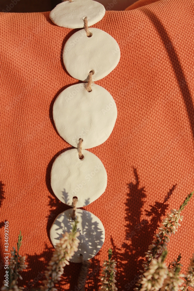 pendants for curtains with flowers