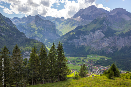 The Kandersteg Valley and mountain pastures in Switzerland © tmag