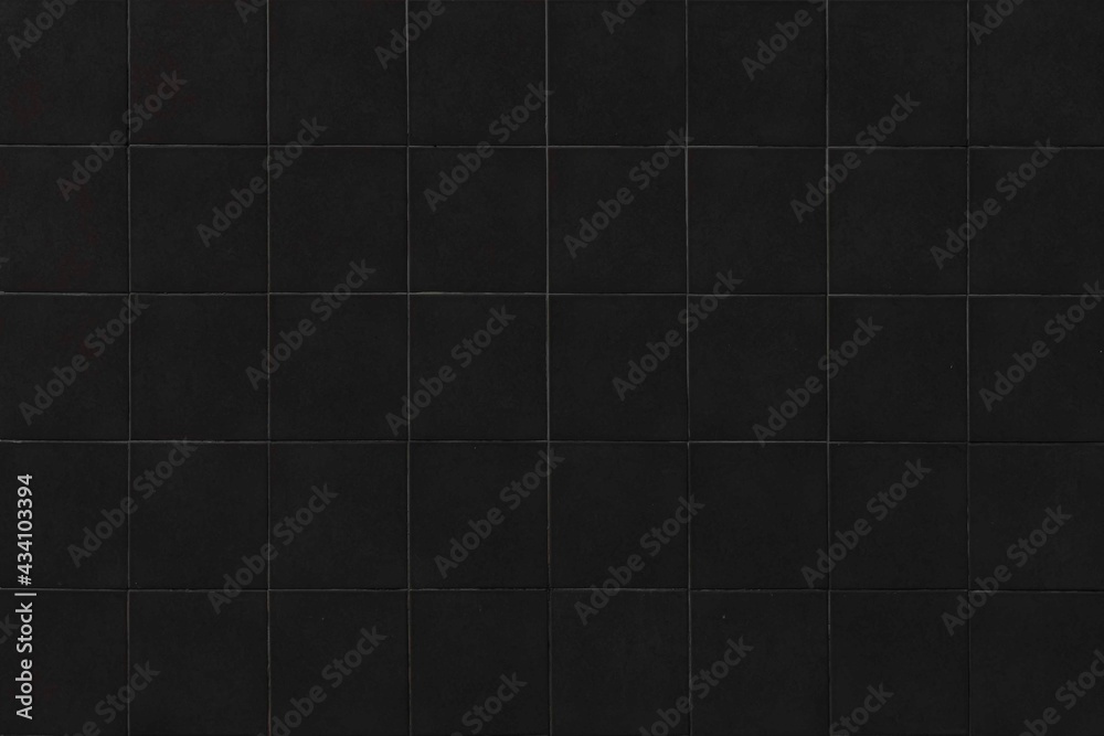 Natural stone pattern dark and black floor tile texture and background