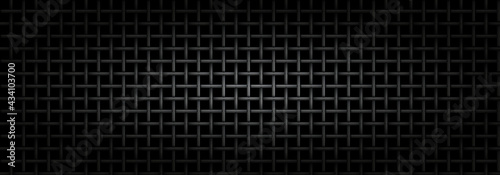 Seamless metal grid.