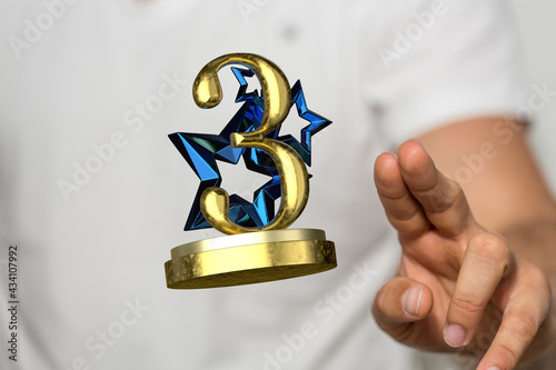 anniversary 3 yearin hand