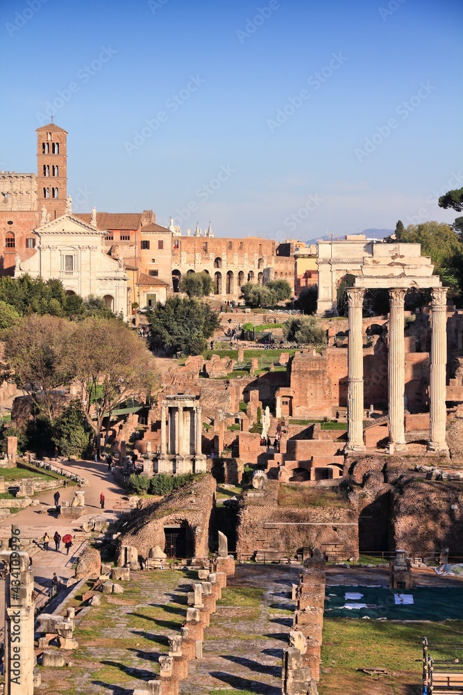 Forum Romanum in Rome, Italy