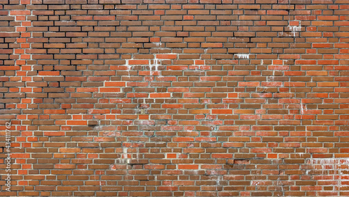 Mauer mit Flicken und Verlauf