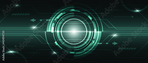 vector abstract technology digital background, illustration futuristic connect network circuit. graphic innovation.
