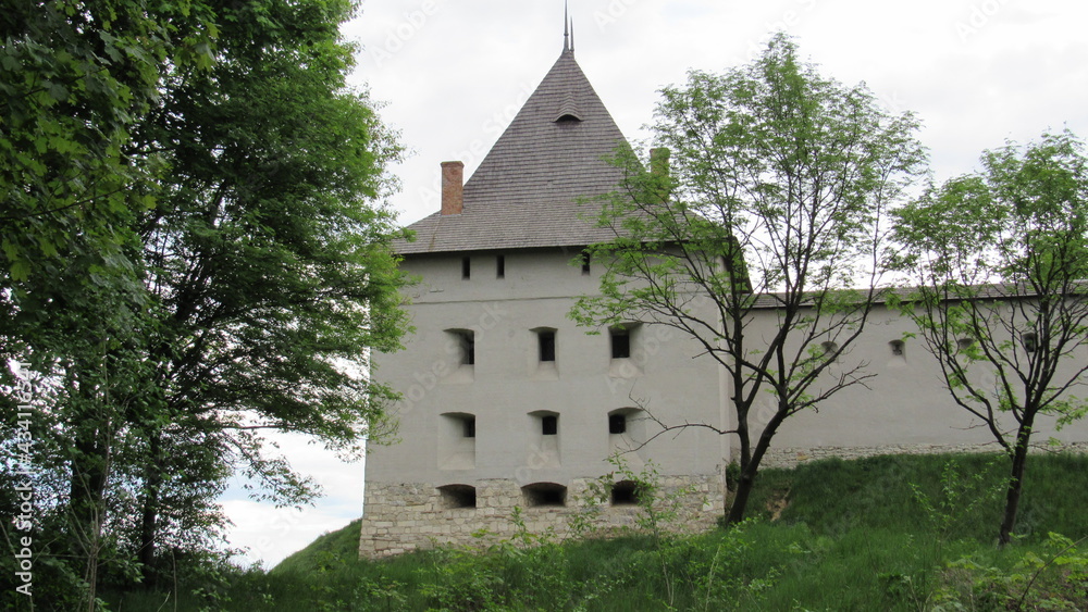 Ruins of a Halych castle in the city of Halych. Ukraine. 05.16.21