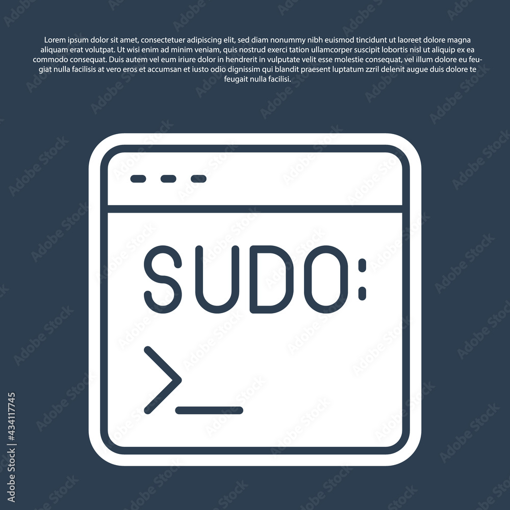 Blue line Code terminal icon isolated on blue background. Browser window with command line. Command panel. Programming coding. Notepad. Vector Blue line Code terminal icon isolated on blue background. Browser window with command line. Command panel. Programming coding. Notepad. Vector