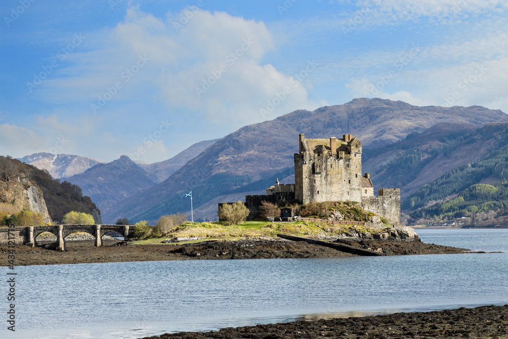 Eilean Donan Castle seen from the north