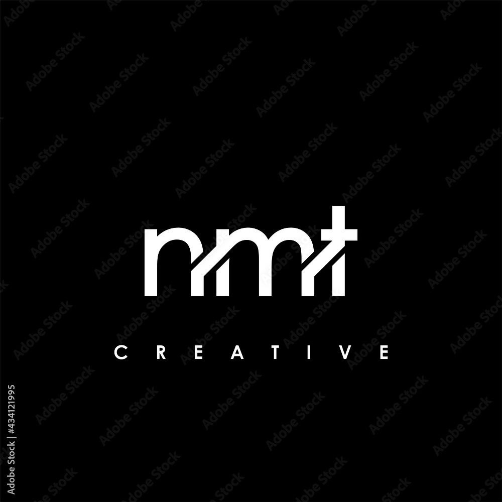 NMT Letter Initial Logo Design Template Vector Illustration