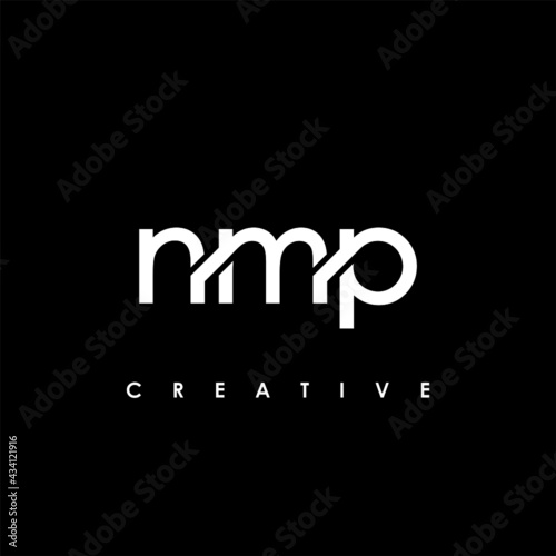 MNP Letter Initial Logo Design Template Vector Illustration photo